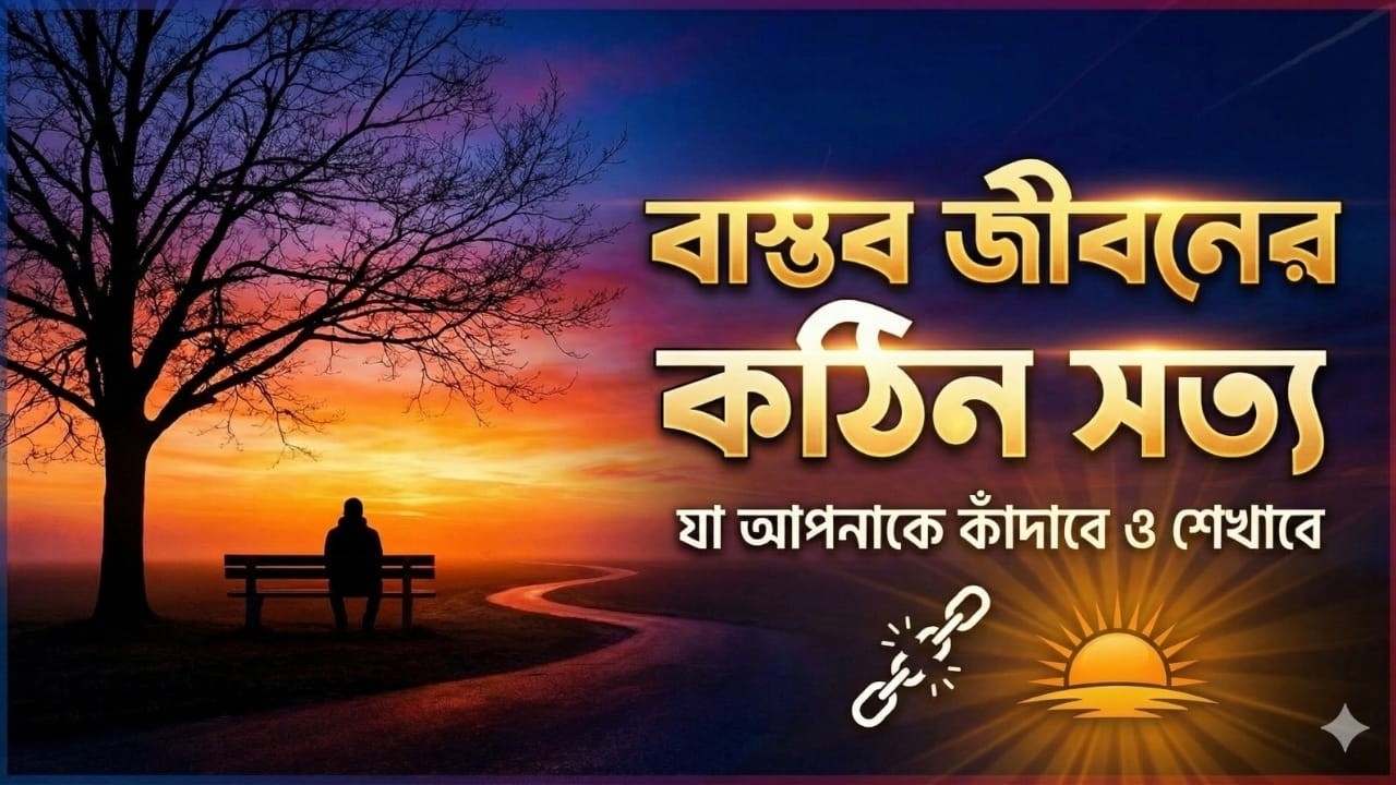 জীবন বদলাতে বাধ্য করবে এই কথাগুলো | Emotional Life Quotes in Bengali.(Jiboner Pathshala)