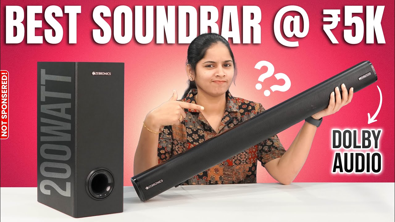 India’s Most Affordable Dolby Soundbar at ₹5K in 2026 | Zebronics 6500 Review