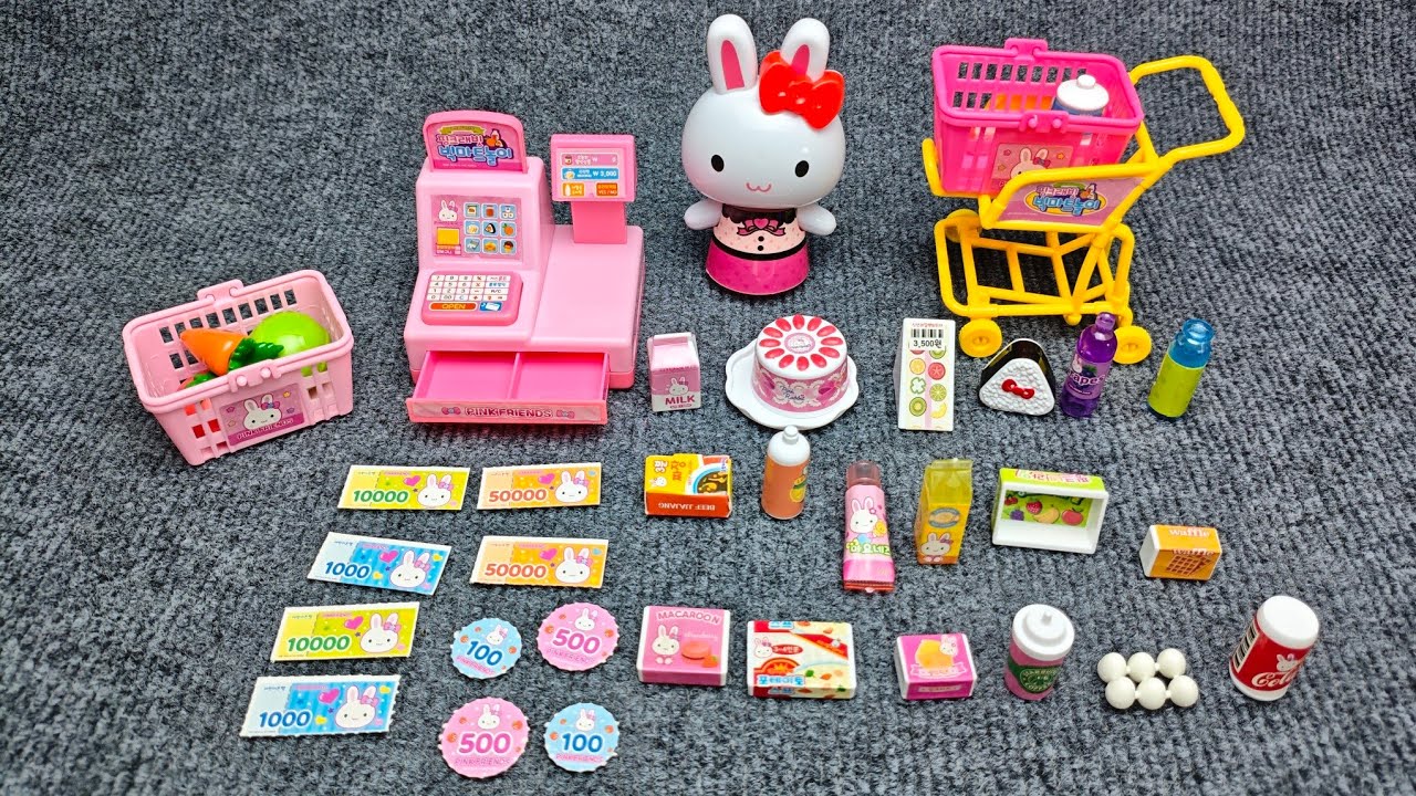 7 Minutes Satisfying With Unboxing Hello Kitty Convenience Store ASMR ( No Music )