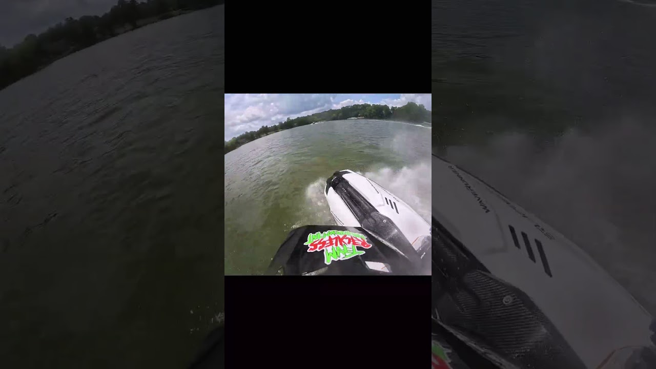 GoPro vs drone footage standup jetski 