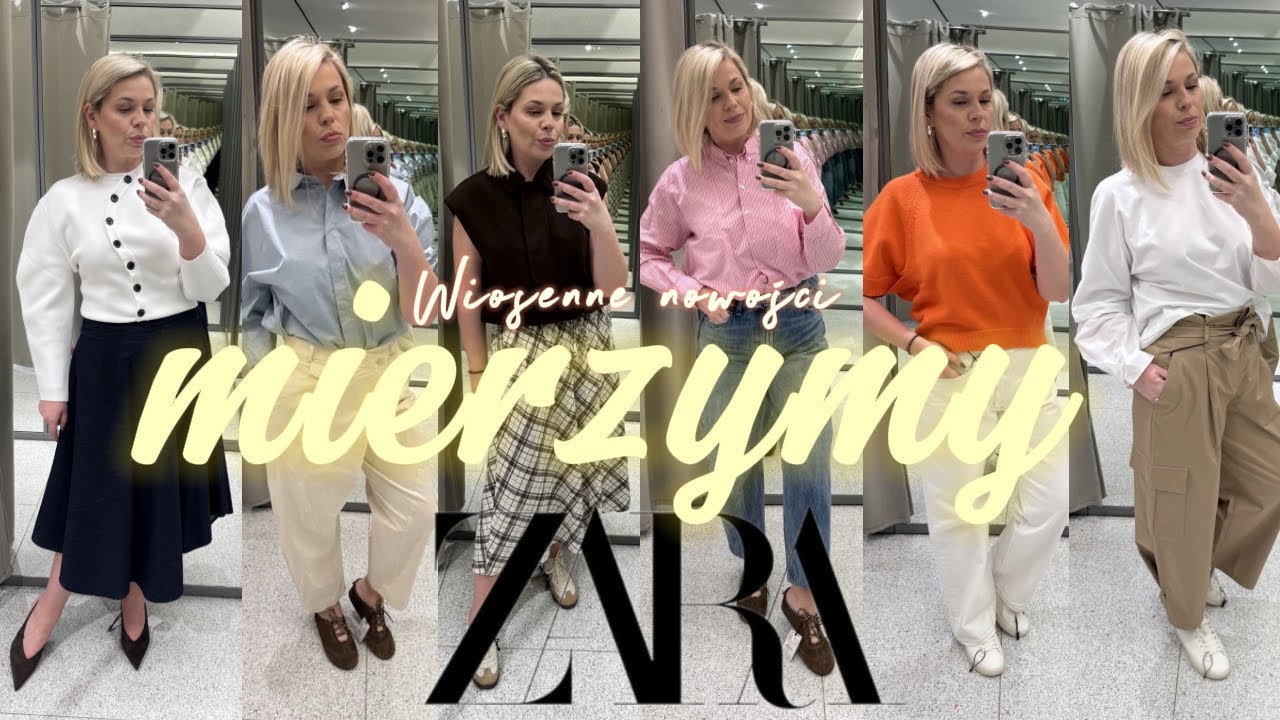 MIERZYMY NOWOŚCI Z ZARY 🌸 Viralowy komplet, świetne spodnie i wiosenne hity!