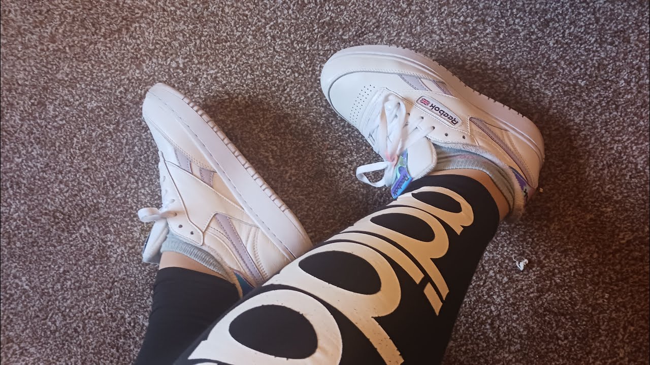 Showing off my New Reebok Double C and a Peak Inside