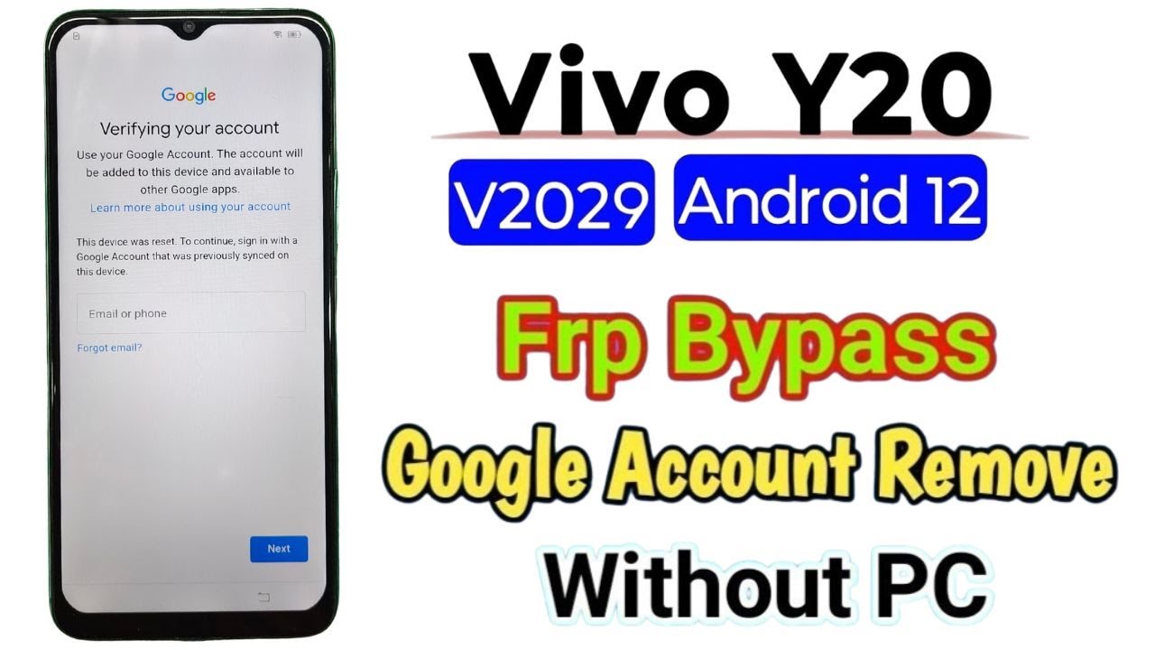 Vivo y20 Frp Bypass // vivo y20 g frp bypass // Vivo y20 Google account remove // Vivo y20 Frp 2026