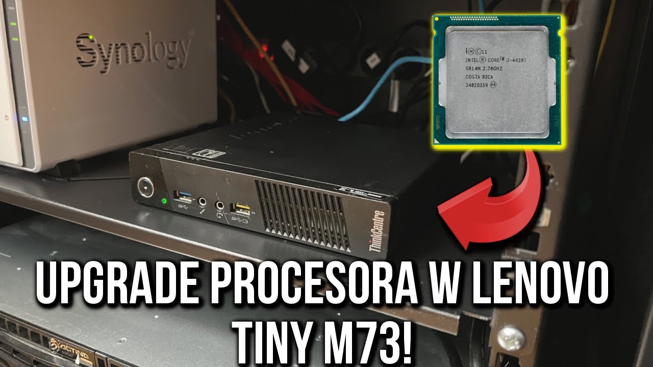 Wymieniam procesor w moim Lenovo Tiny! | SERVER CPU UPGRADE
