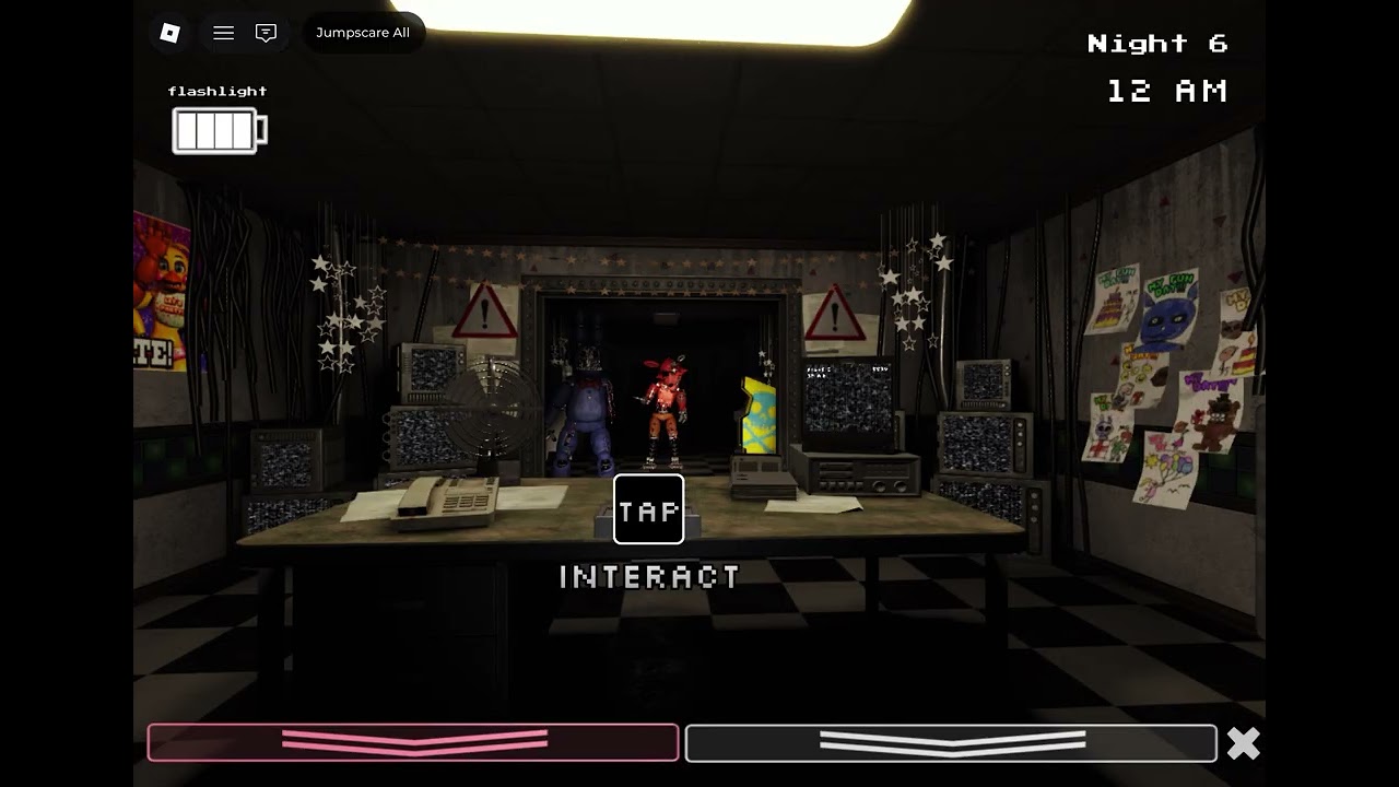 Fnaf 2 night 6 I got clapped