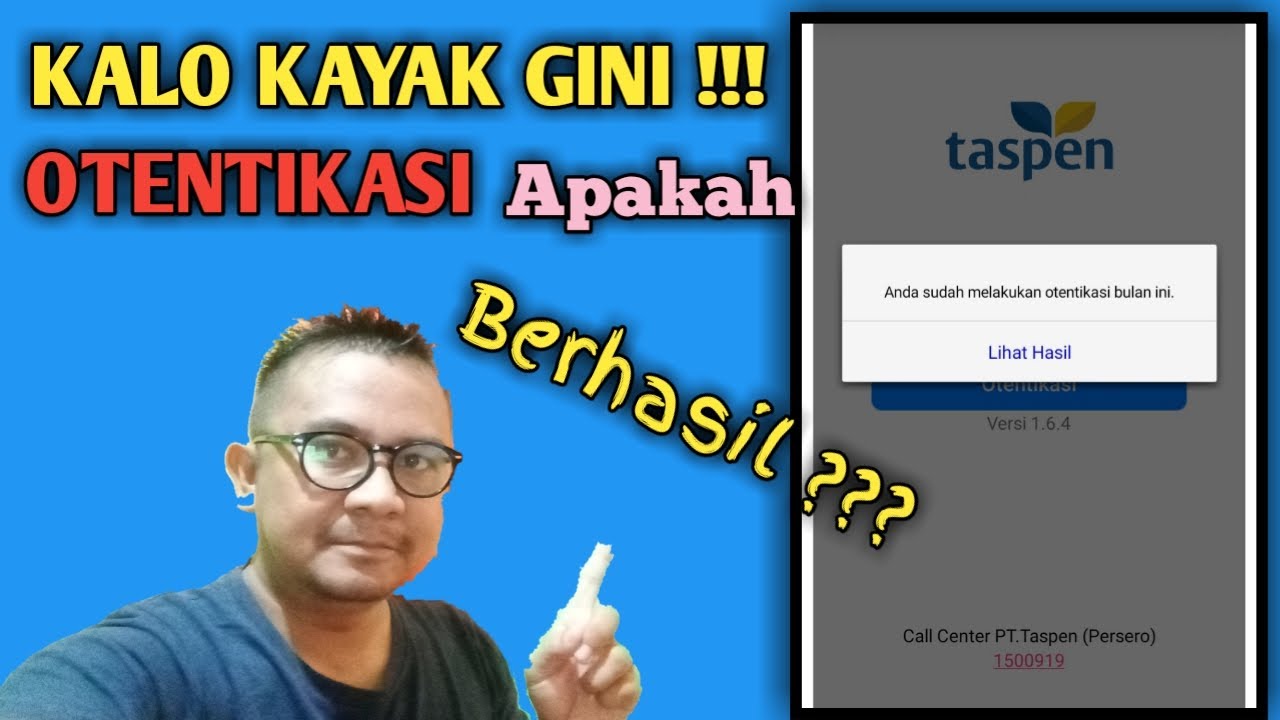Советы пенсионерам в случае сбоя аутентификации Taspen || Новейшая аутентификация Taspen