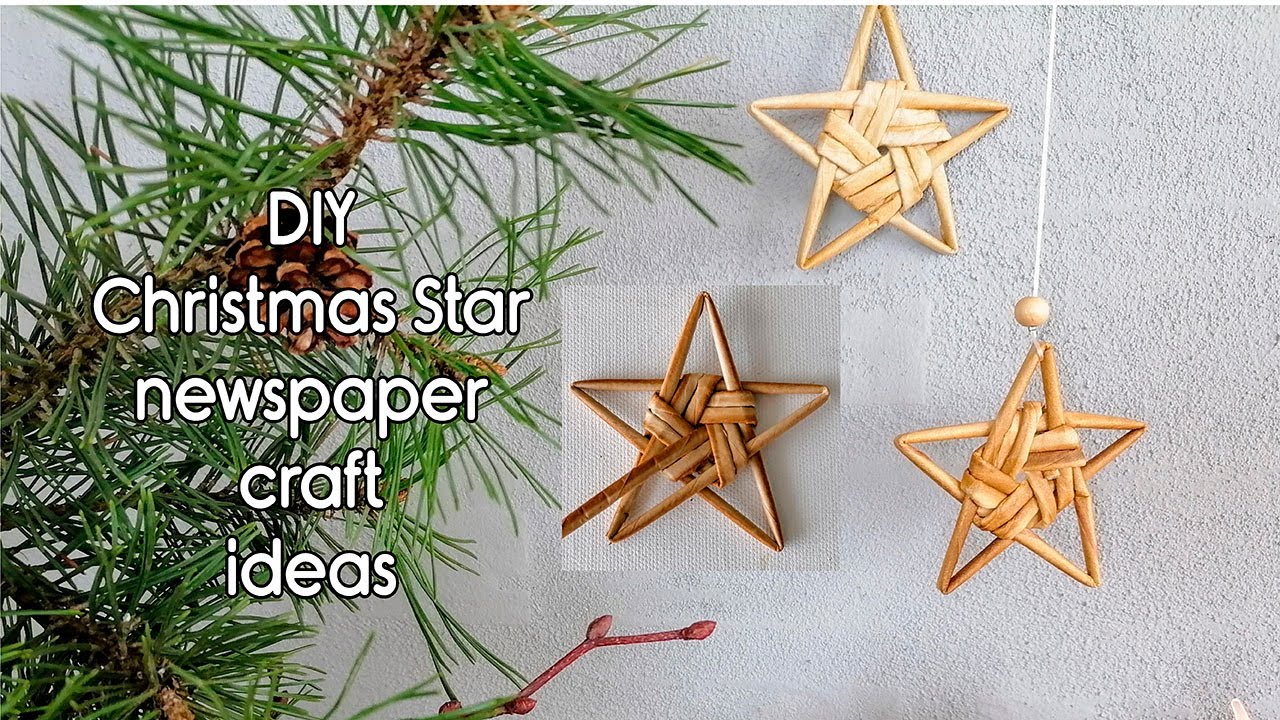 How To Make Paper Star | DIY | Paper Craft | Christmas Decoration | Christmas Star