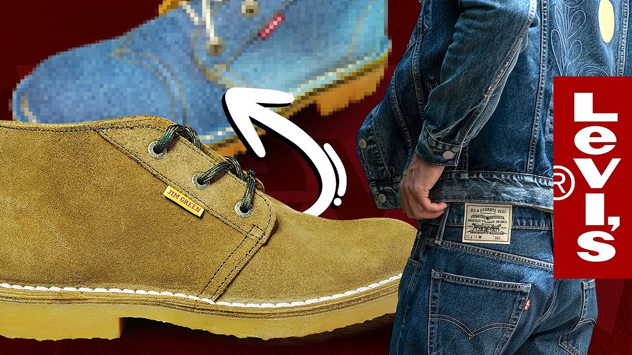 LEVI'S Jeans into CHUKKA BOOTS! // Jim Green Footwear Vellie // Will it Boot? #1