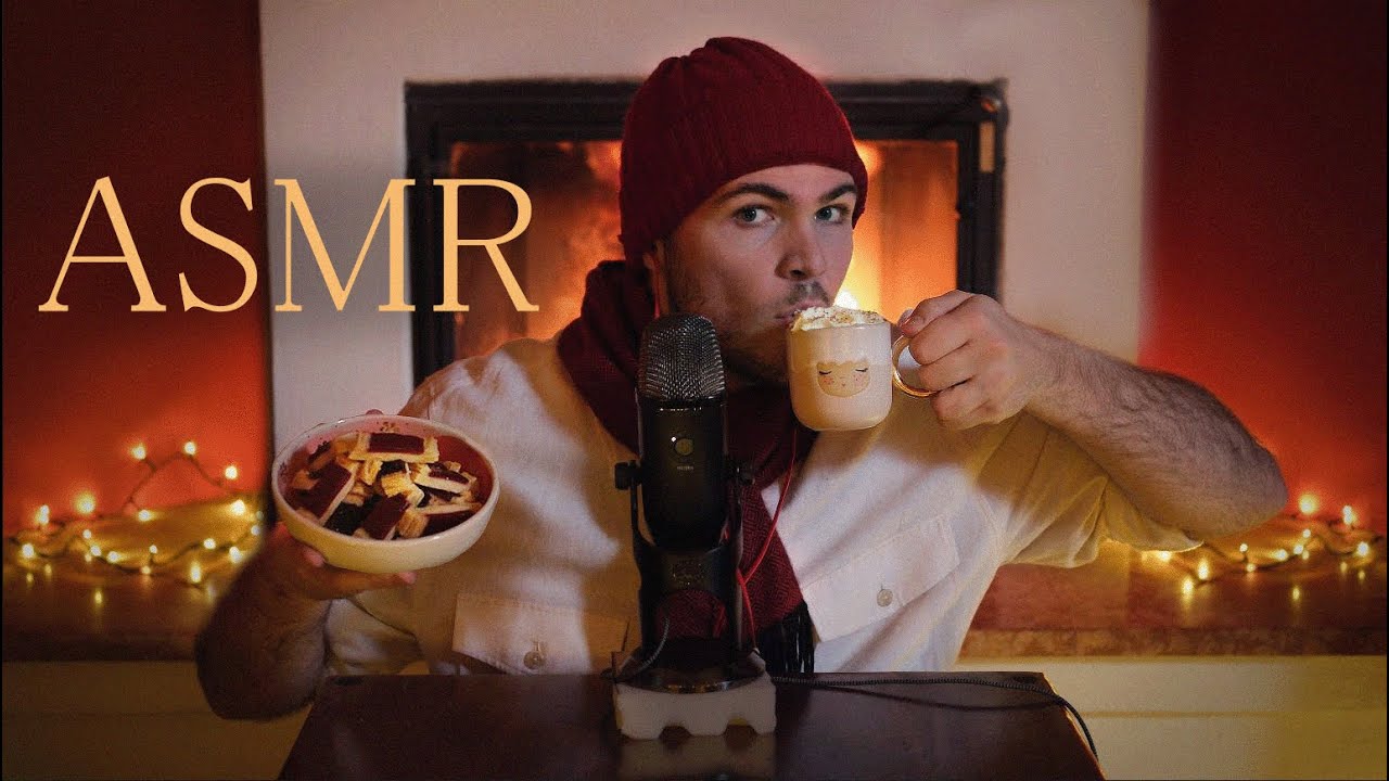 ASMR Baking & Eating My Favorite Christmas Cookies | Close Up Whispering