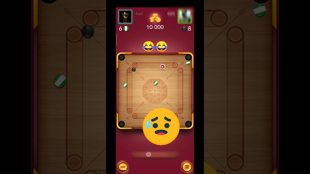 Carrom pool funny game play/Carrom pool funny moments. 