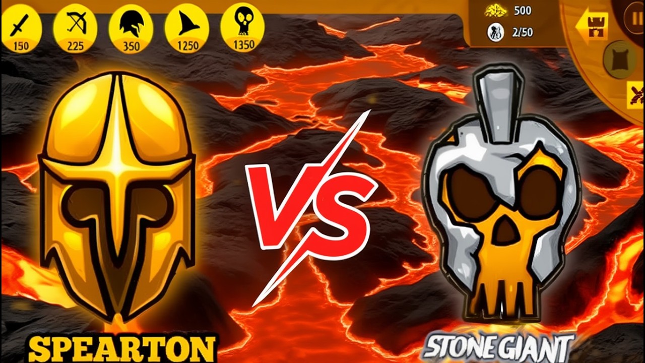 SPEARTON GOLD vs STONE GIANT 😱 Who Is Strongest? | Stick War Legacy Ultimate Battle
