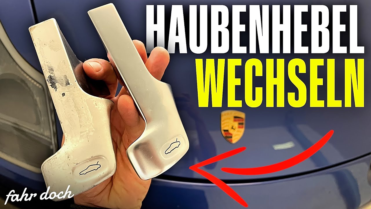 Porsche 911 996 Heckklappen- und Haubenhebel wechseln TUTORIAL | Fahr doch
