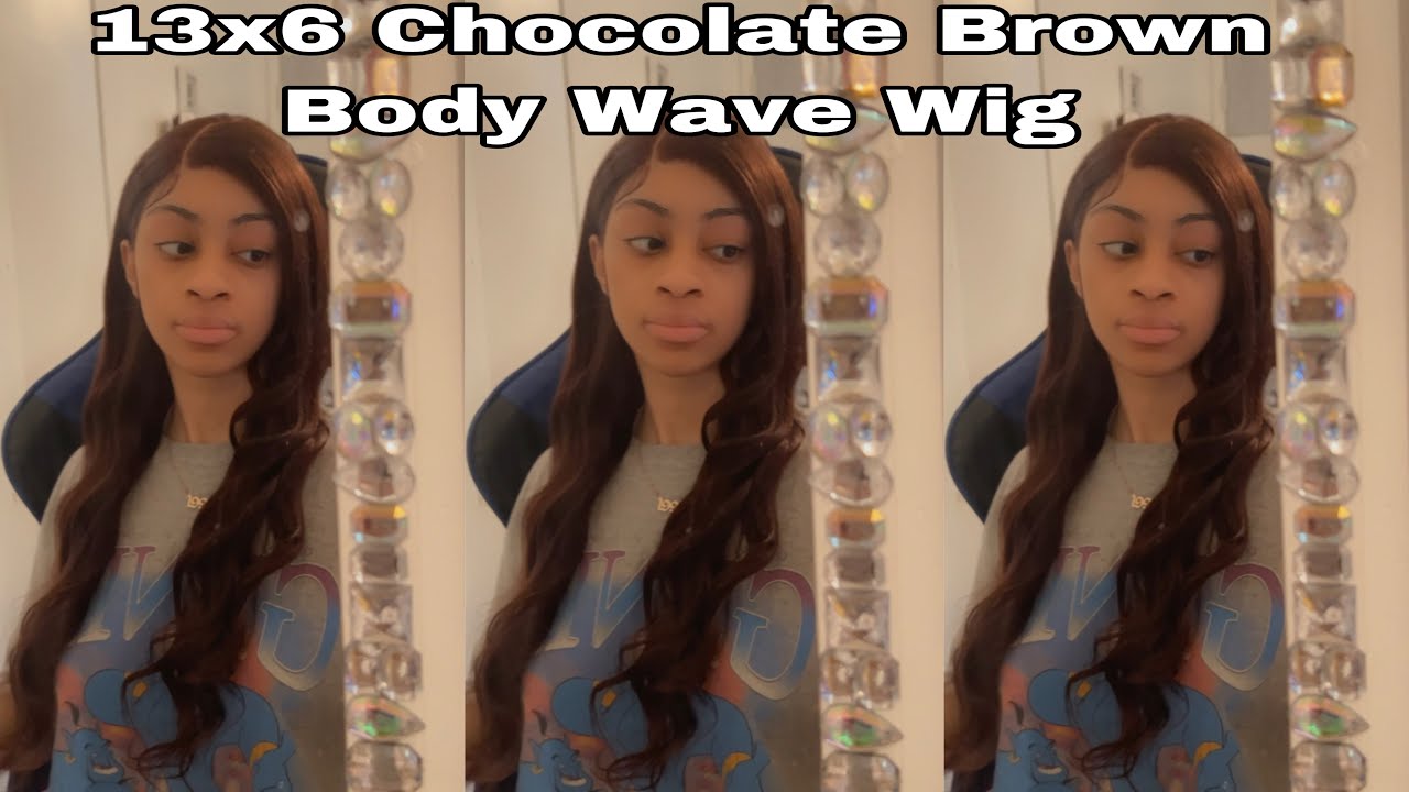 UBEST CHOCOLATE BROWN 13X6 BODY WAVE WIG