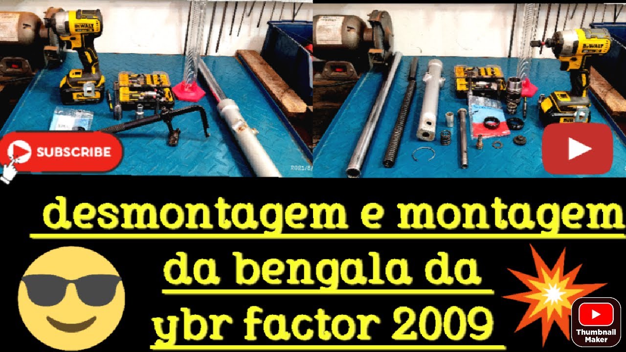 ⭕DESMONTAGEM E MONTAGEM DA BENGALA DA YBR FACTOR 2009