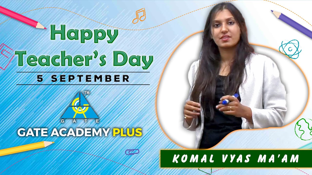 Happy Teachers Day | Message From | Komal Ma'am