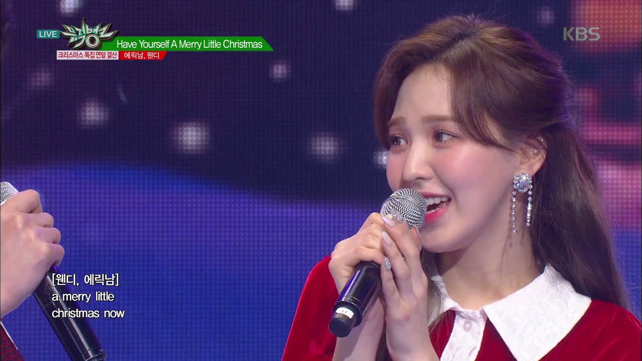 뮤직뱅크 Music Bank - Have Yourself A Merry Little Christmas - ERICNAM,  WENDY.20181221