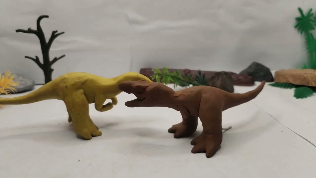 Tiranosario rex vs Carcharadontosaurio