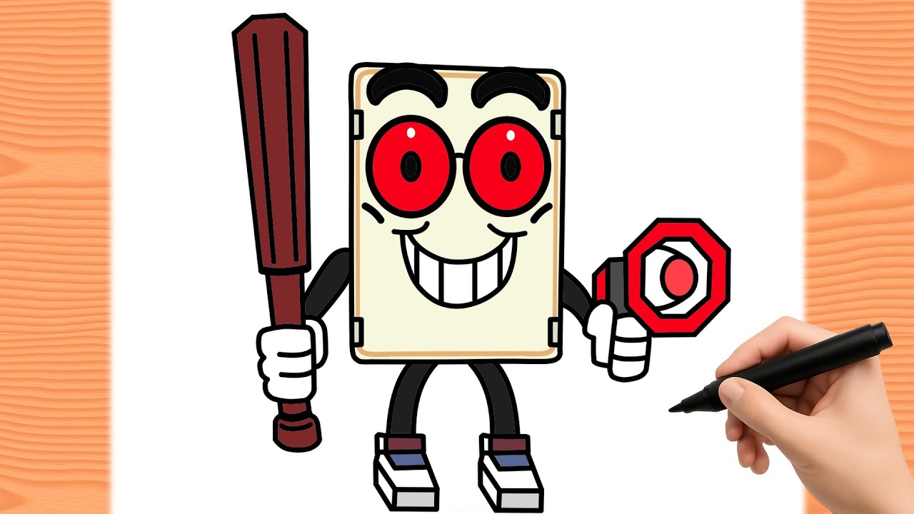 Como Dibujar a TANG TANG KELETANG - Steal a Brainrot ROBLOX