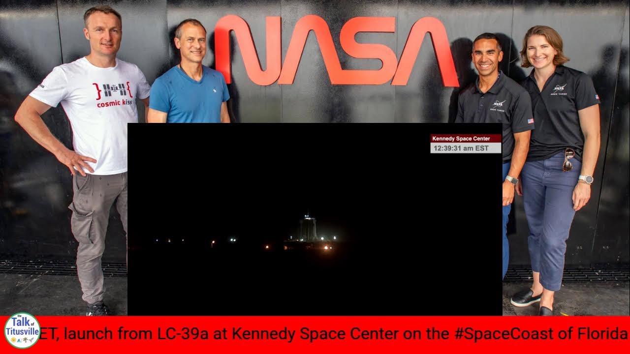 Live View of Crew-3 Falcon & Dragon on Pad39a