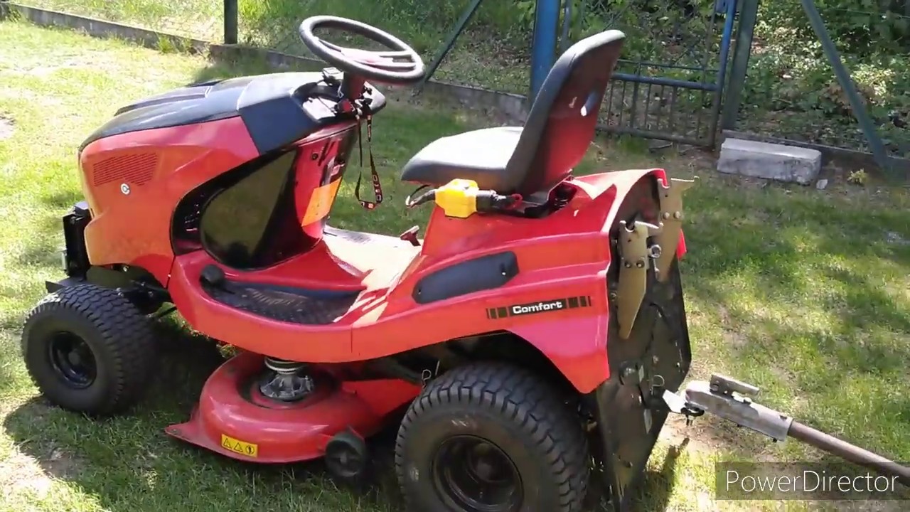 Traktor ogrodowy Solo by Alko T15 93.7 HD-A praca z walcem.