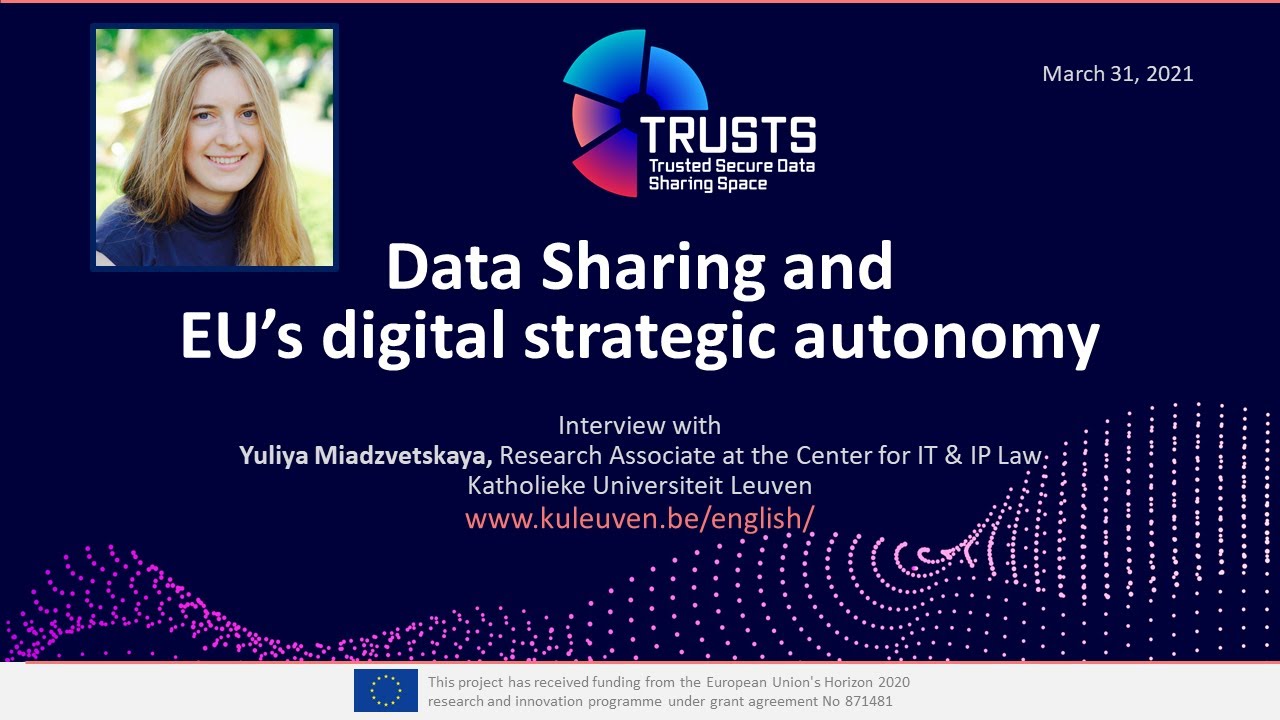 TRUSTS Podcast - Legal Aspects of Data Sharing and EU's Digital Strategic Autonomy