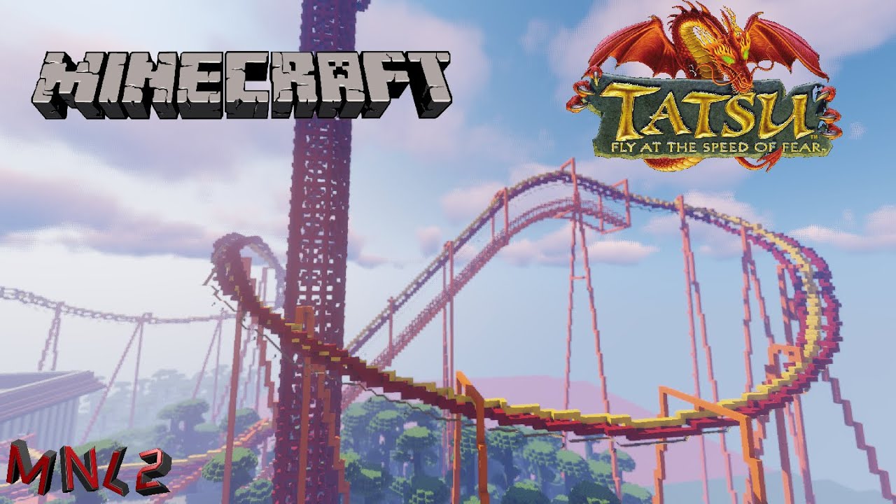 Minecraft Tatsu! SFMM Roller Coaster Recreation