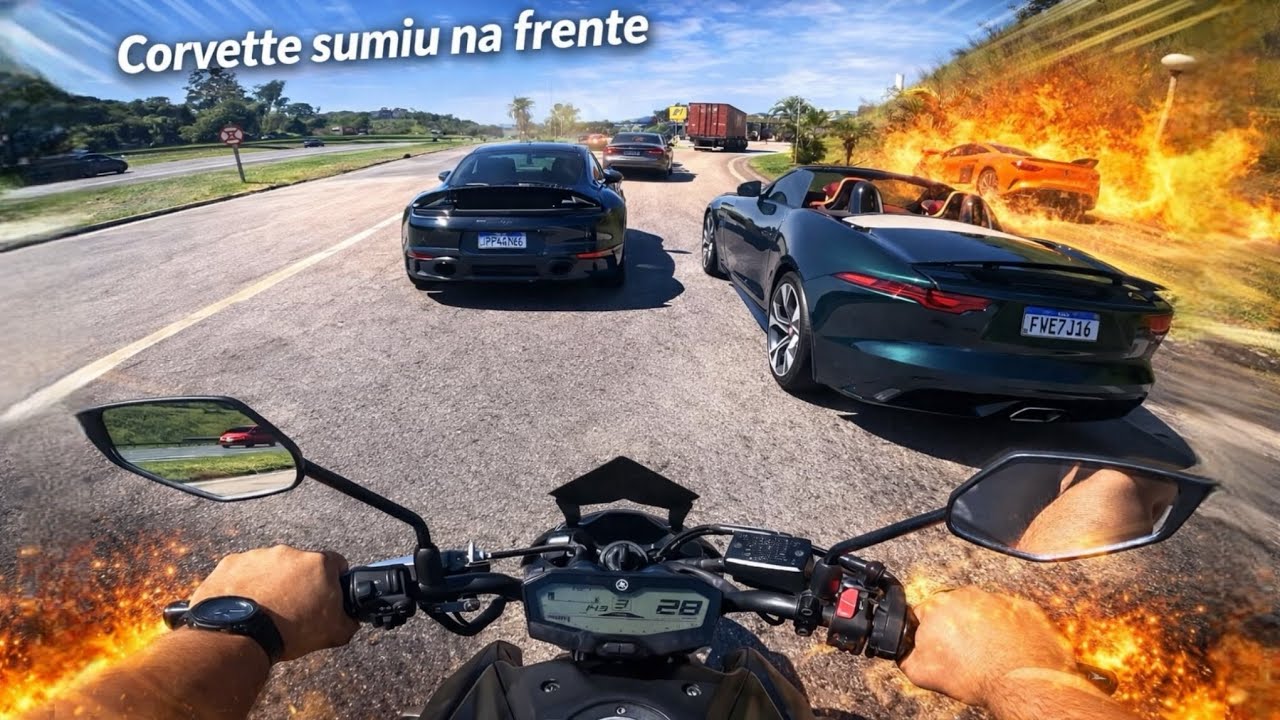 Corvette passou rasgando 🔥 (não consegui acompanhar) 