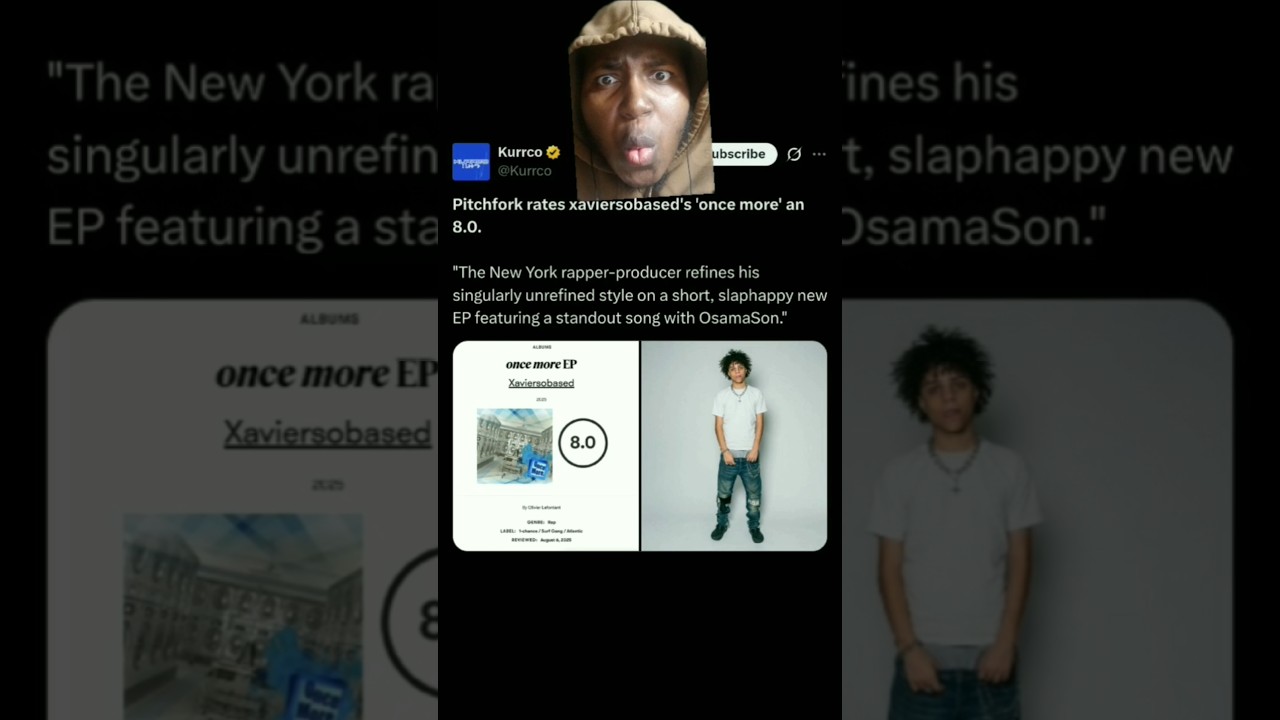 Xaviersobased Got Rated An 8.0 On His Latest Ep "Once More" By Pitchfork!