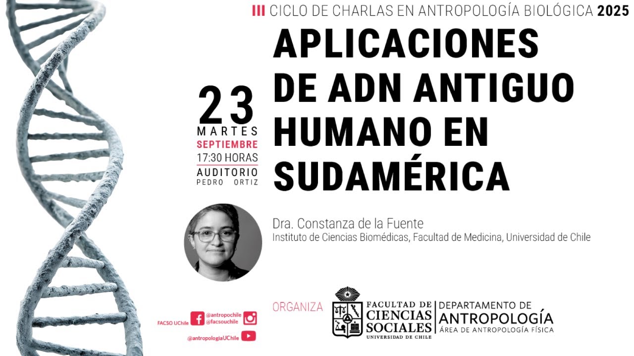Constanza de la Fuente. Aplicaciones de ADN antiguo humano en Sudamérica