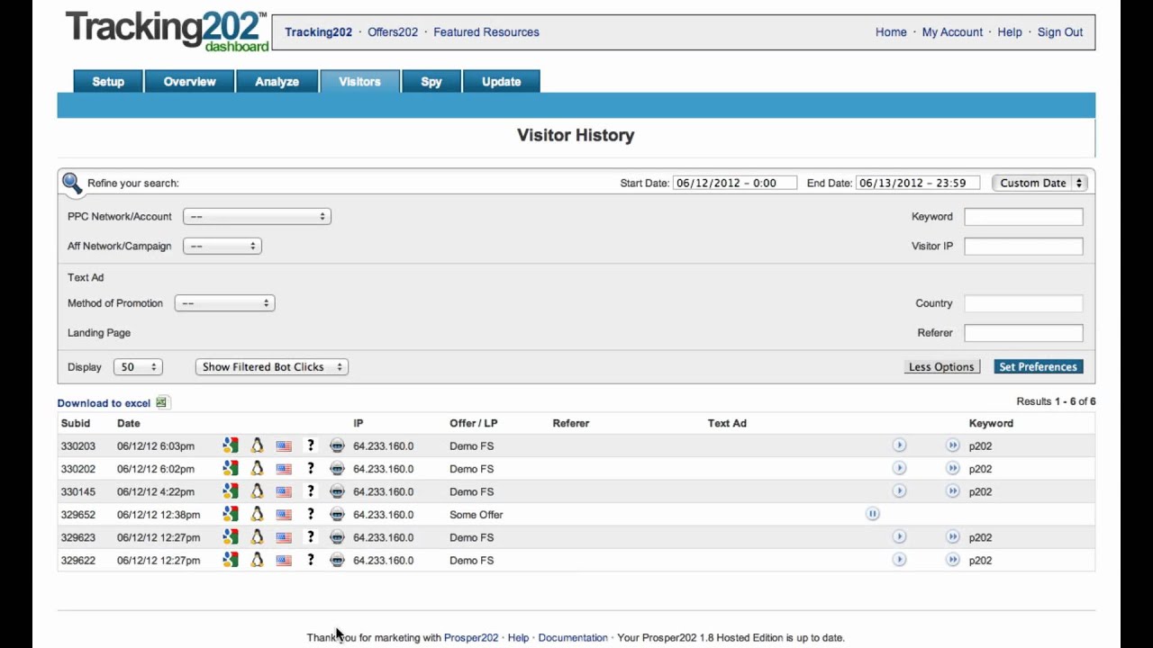 New Tracking202 Feature: Filter Clicks from Bots & Crawlers