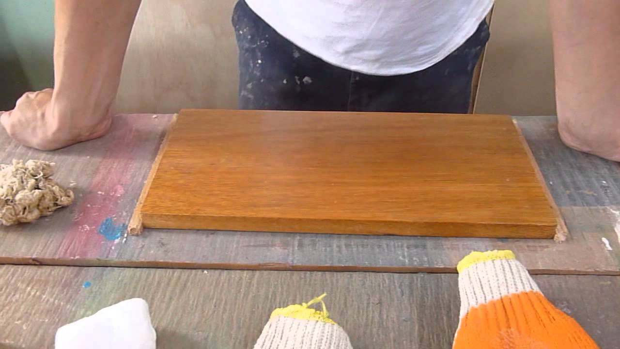 Laqueo De Madera De Forma Manual O Casera