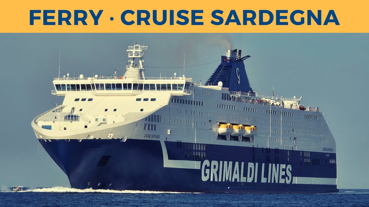 Arrival of ferry CRUISE SARDEGNA, Olbia (Grimaldi Lines)