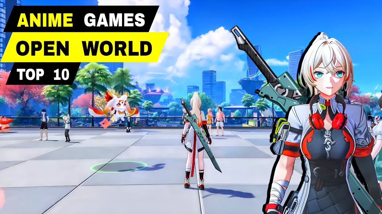 Top 10 ANIME OPEN WORLD GAMES for Mobile & PC | Top Anime MMORPG & RPG 2025 (Most Anticipated)