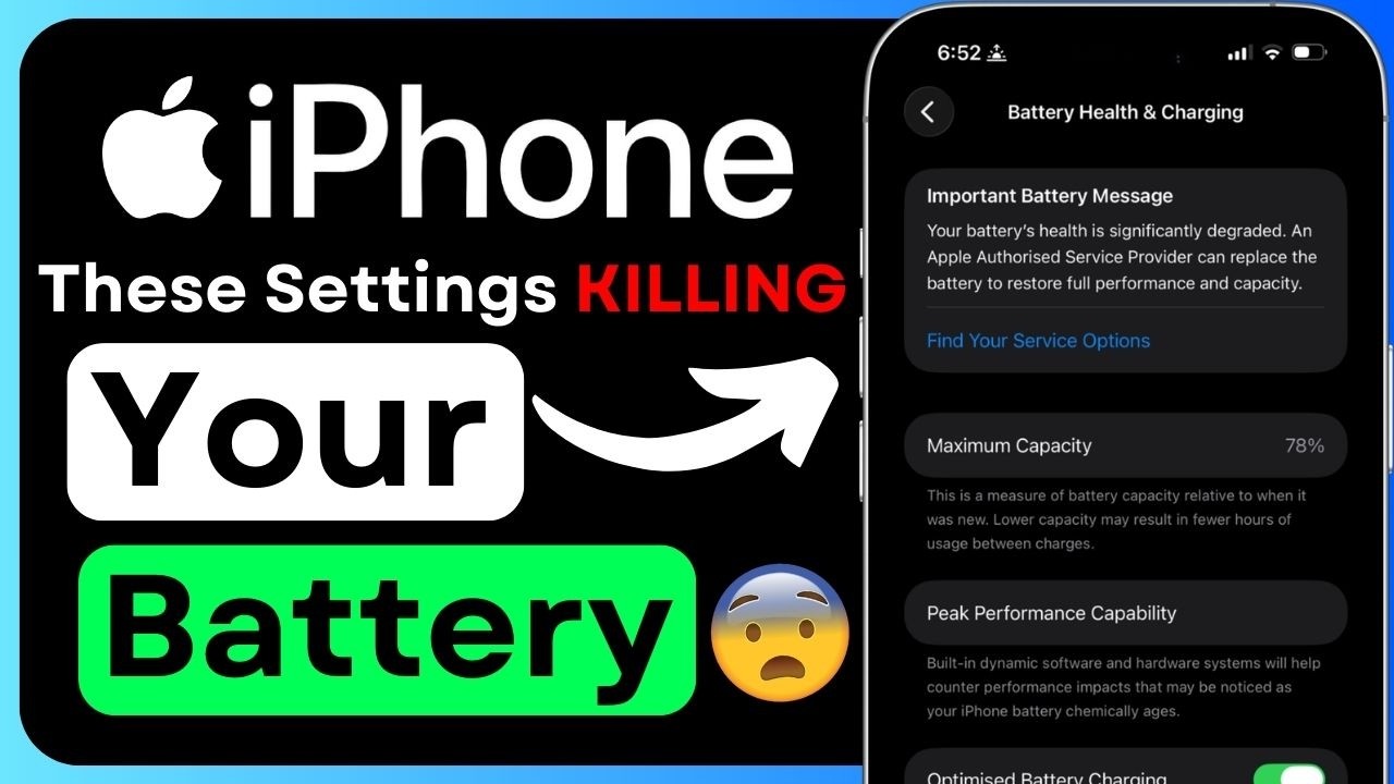 iPhone Battery Drain Fix | Turn Off These iPhone Settings | Boost iPhone Battery Life Fast