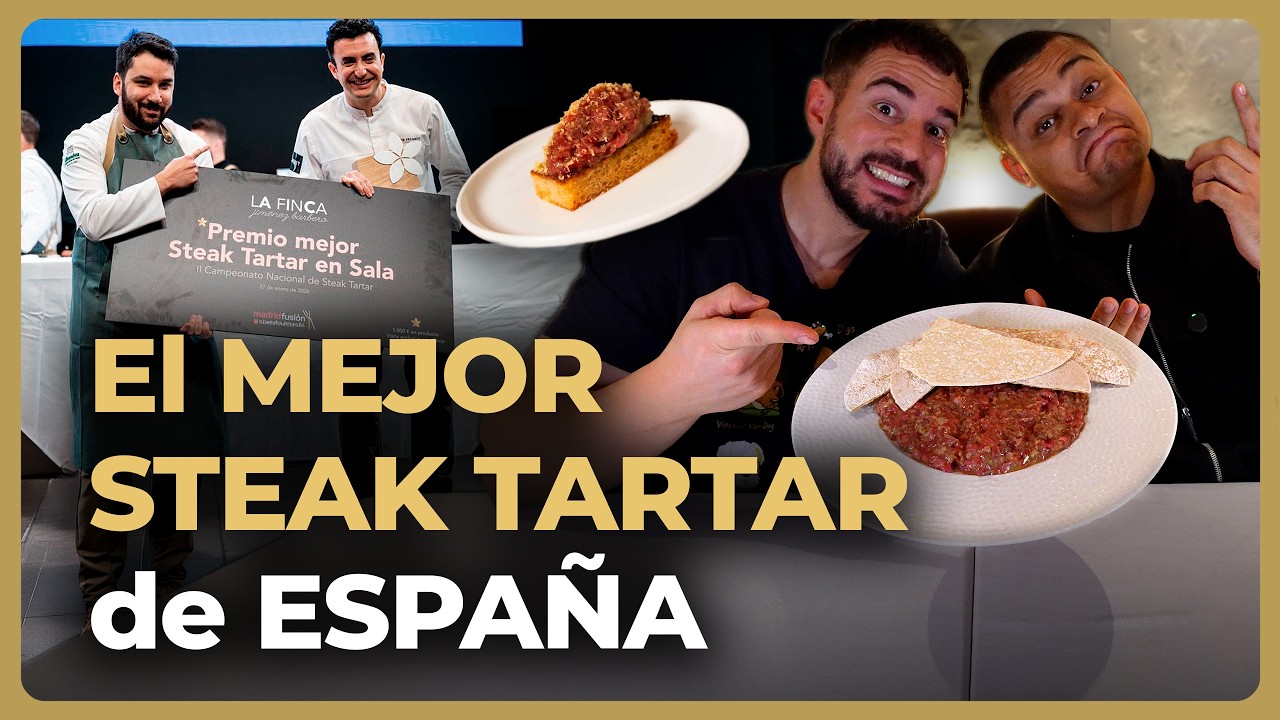 EL MEJOR STEAK TARTAR de ESPAÑA con ELIAS DOSUNMU