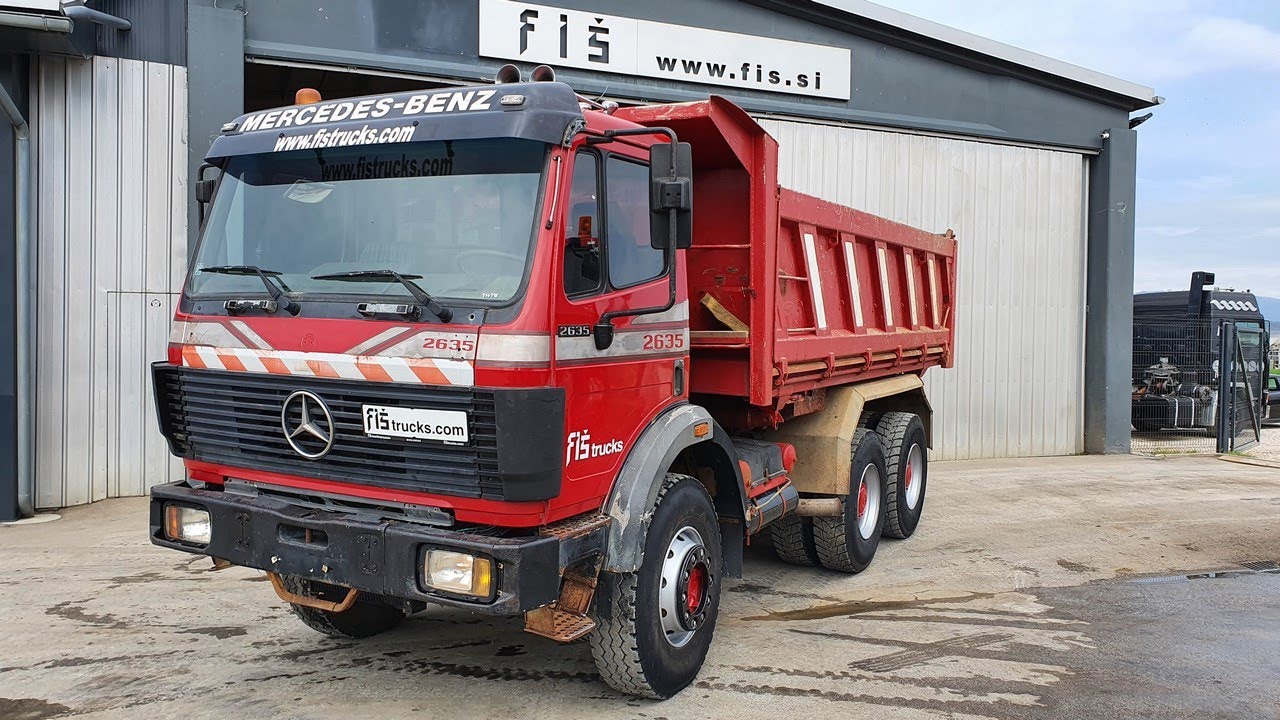 MERCEDES BENZ SK 2635 K 6X4 tipper - 13 ton axle - TOP
