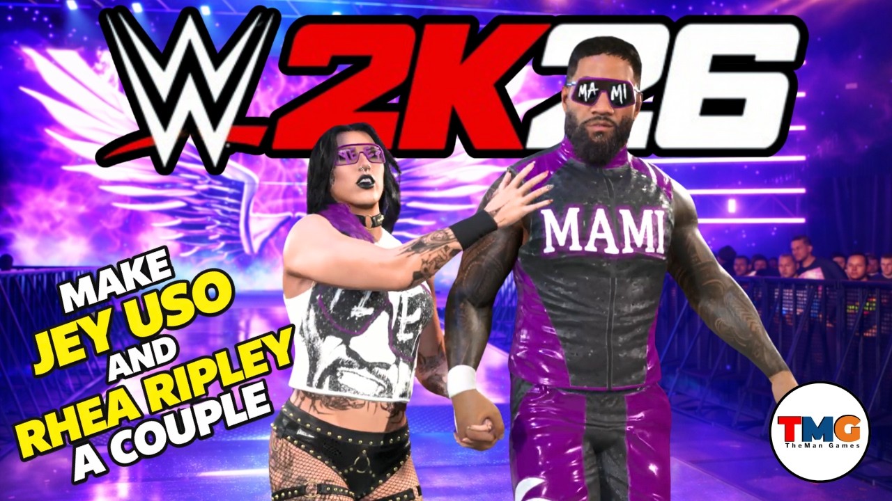 WWE 2K26 : How To Make Rhea Ripley & Jey Uso a Power Couple Tutorial