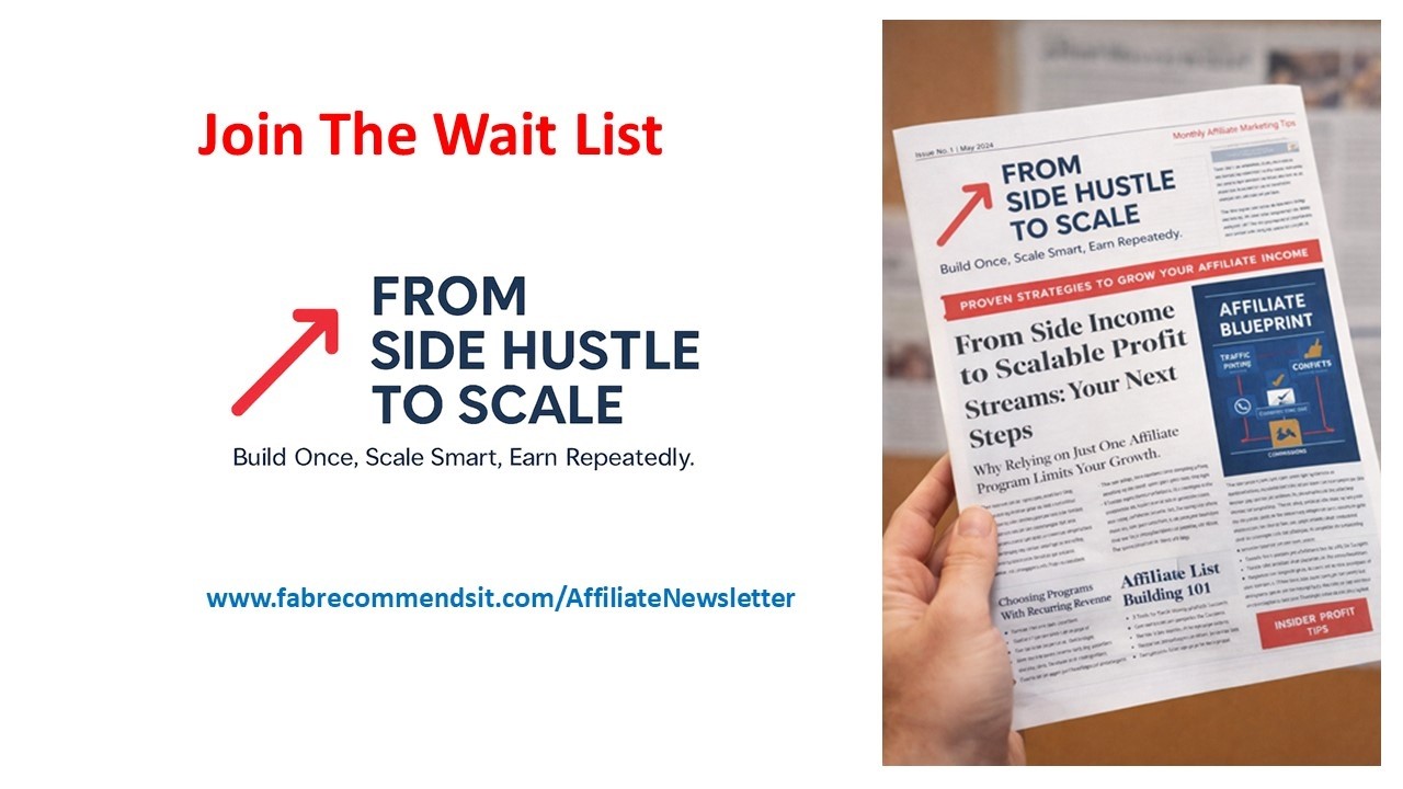 Build Once. Scale Smart. Earn Repeatedly. | Join the Affiliate Newsletter Waitlist