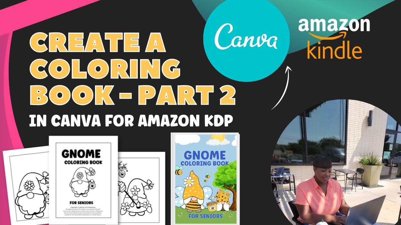 Раскраска Amazon KDP — как создать раскраску в Canva (Часть 2: Дизайн интерьера)