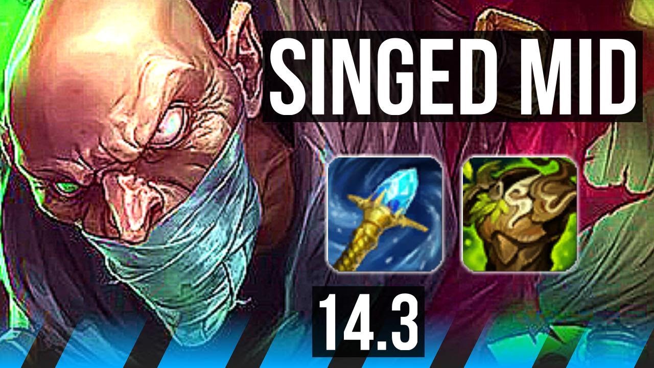 SINGED vs KATA (MID) | 5/2/17, 1300+ games | KR Master | 14.3