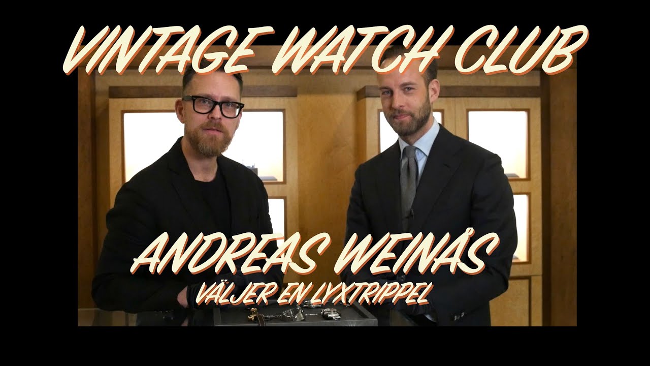 Andreas Weinås väljer en Lyxtrippel! Patek Philippe, Audermars Piquet och Rolex.