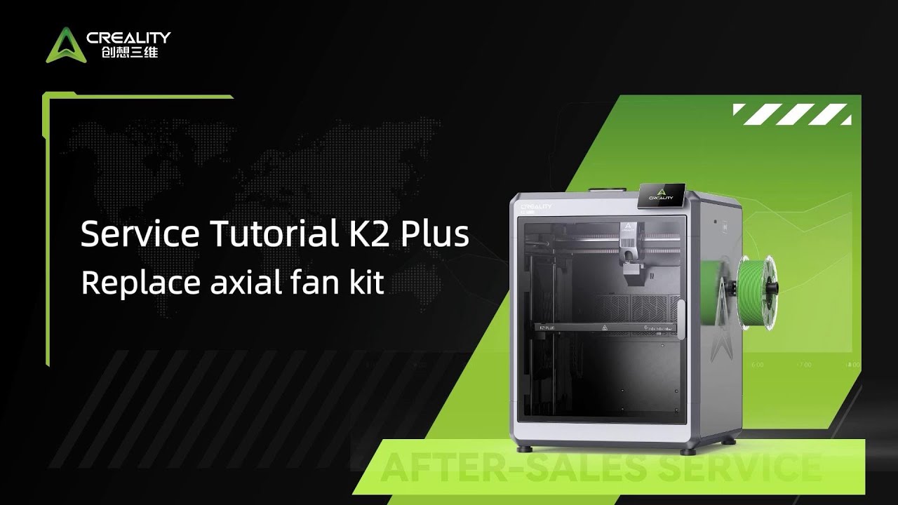 Service Tutorial K2 Plus Replace axial fan kit