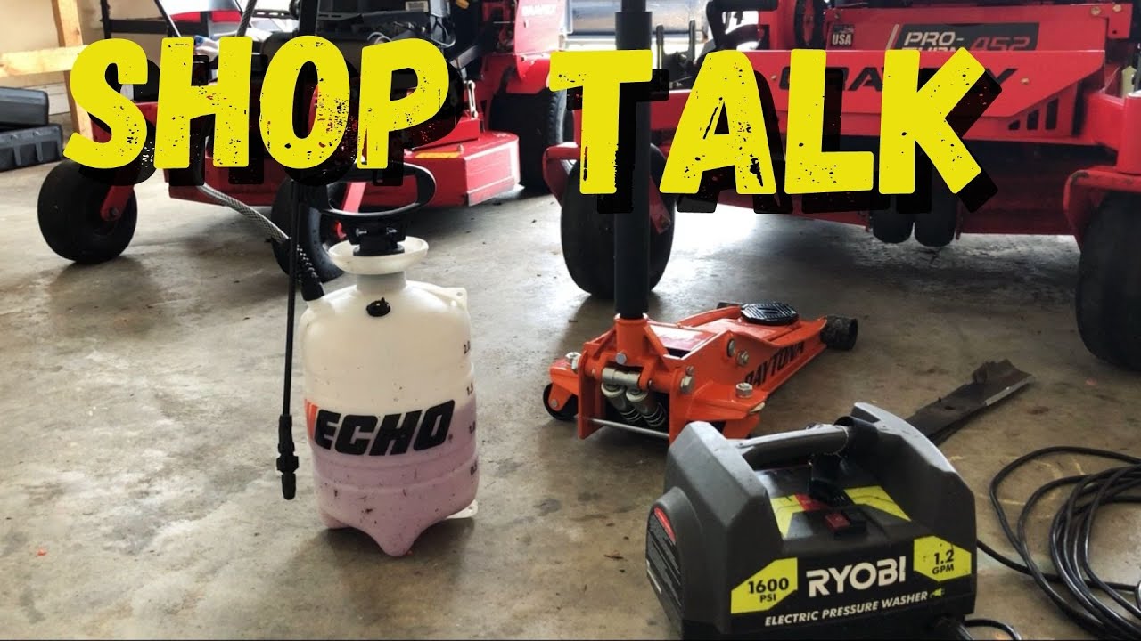 Lawn Care Shop Setup