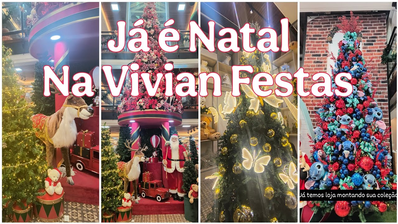 Decoração de Natal 2025 na Vivian Festas, lindas inspirações 