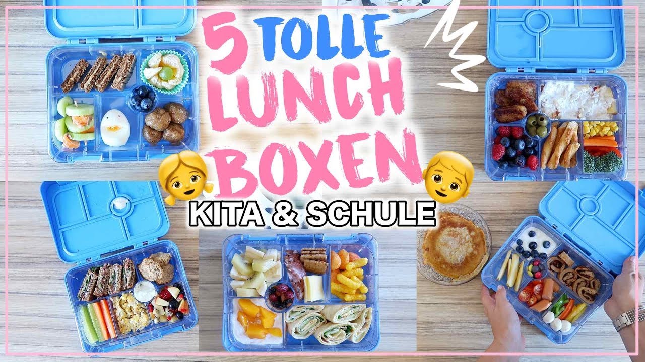 5 EINFACHE Brotdosen • Ideen fürs Frühstück/Snacks • Lunchbox KiTa & Schule • Maria Castielle