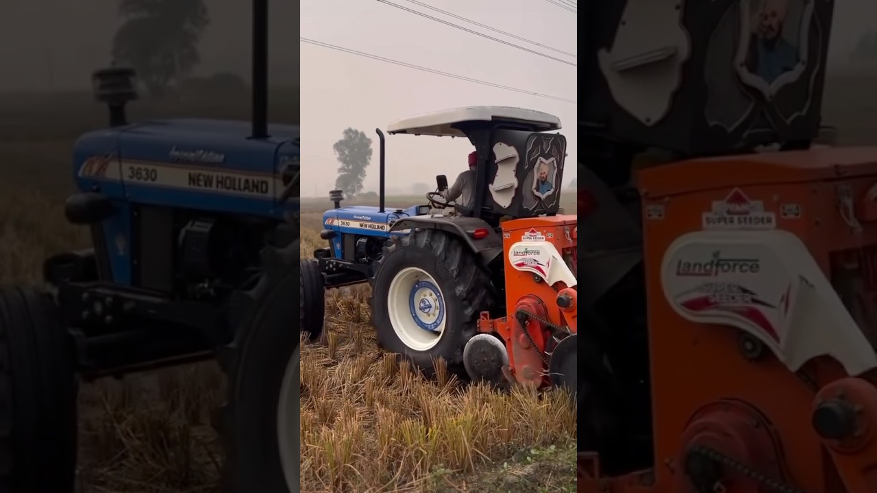 New Holland 3630 TX Plus 55 hp Tractor 1700 kg Engine Power - 55hp Brand Holland #likes#jattlife