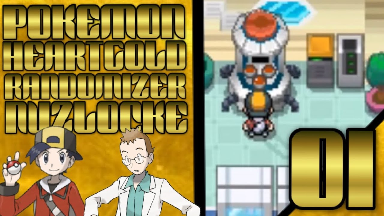 Pokemon Heart Gold Randomizer Nuzlocke Part 1! 