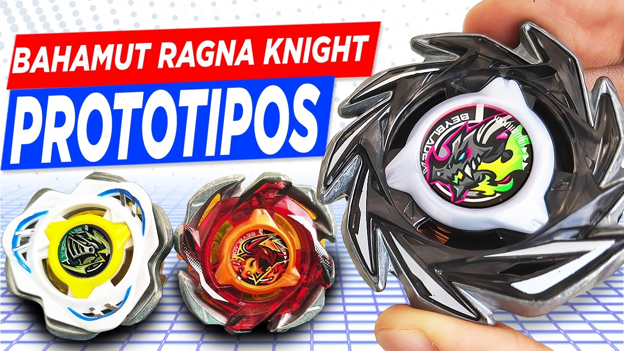 PROTÓTIPOS BAHAMUT BLITZ RAGNA RAGE e KNIGHT FORTRESS! Beyblade X 2026