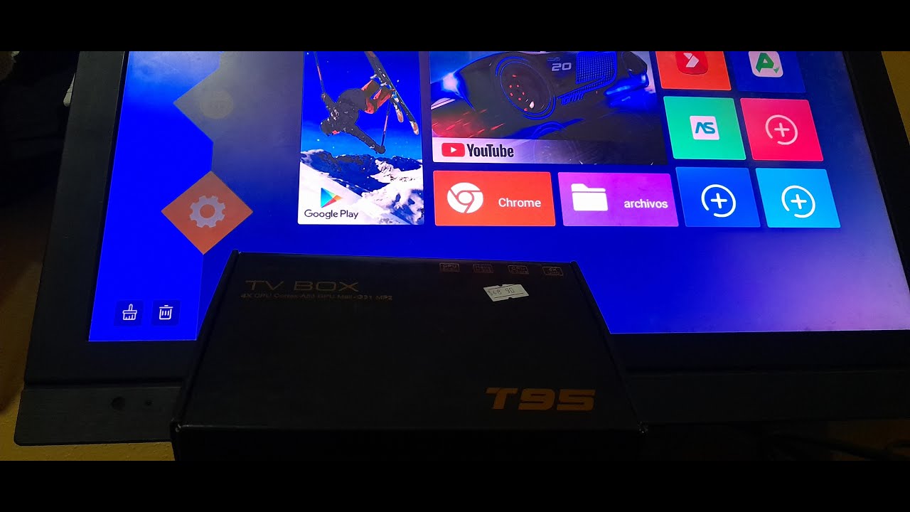 REVIEW TV BOX T95 4x CPU Cortex-A53 GPU Mali - G31 MP2