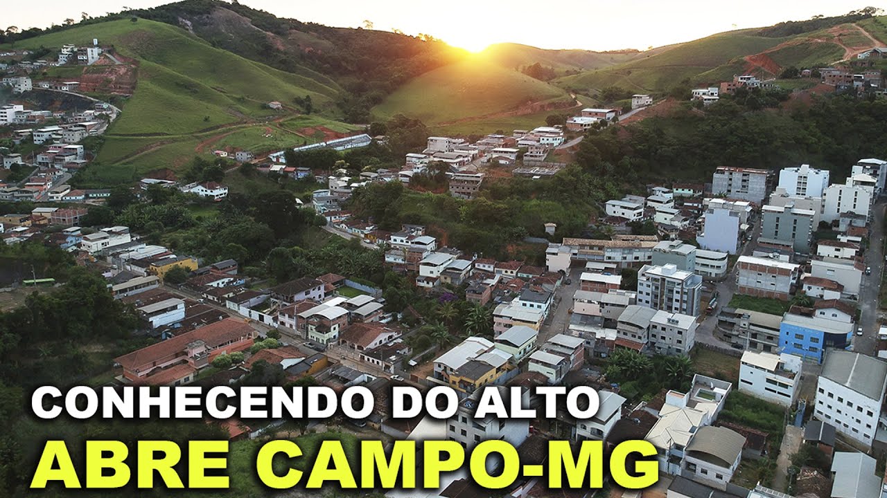 CONHECENDO A CIDADE DE ABRE CAMPO-MG DE DRONE